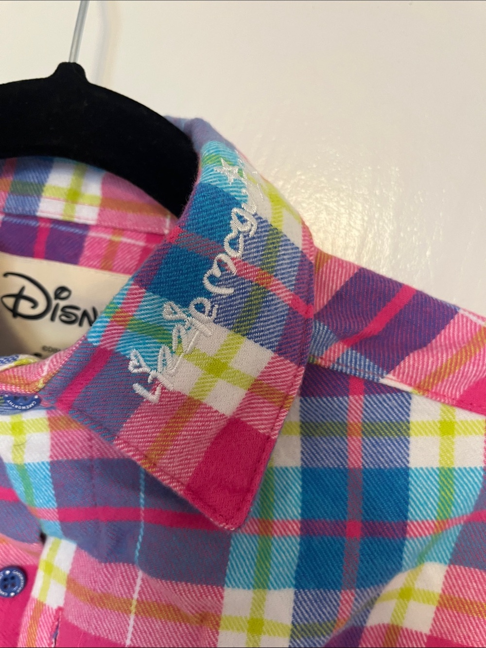 NWT Disney Lizzie McGuire flannel multi color box lunch Y2K Hilary duff - Picture 4 of 9